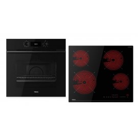 TEKA HLB 8400 FBK & TBC 64120 TCS BK Σετ Εντοιχιζόμενος Φούρνος & Εστία 70lt